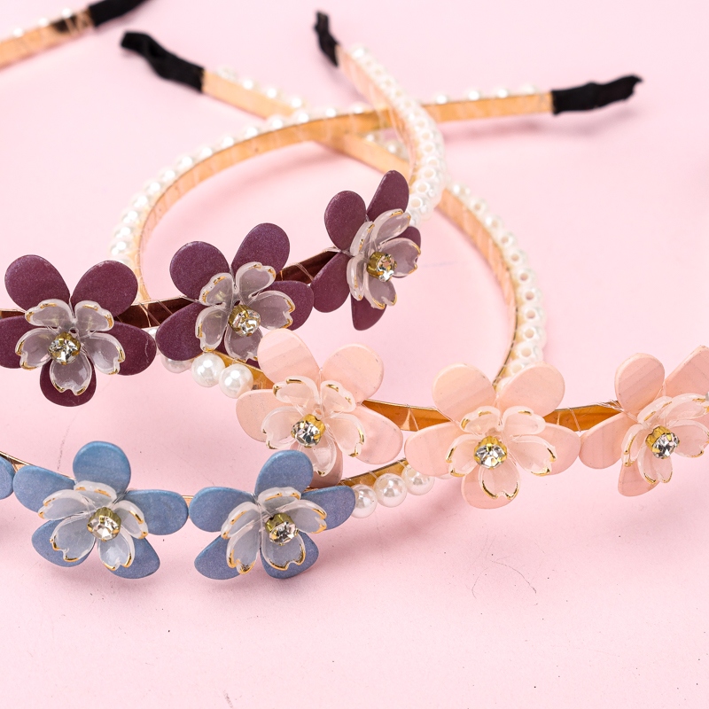 Cabeza de Perlas de Flores 3