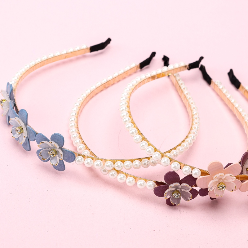 Cabeza de Perlas de Flores 4