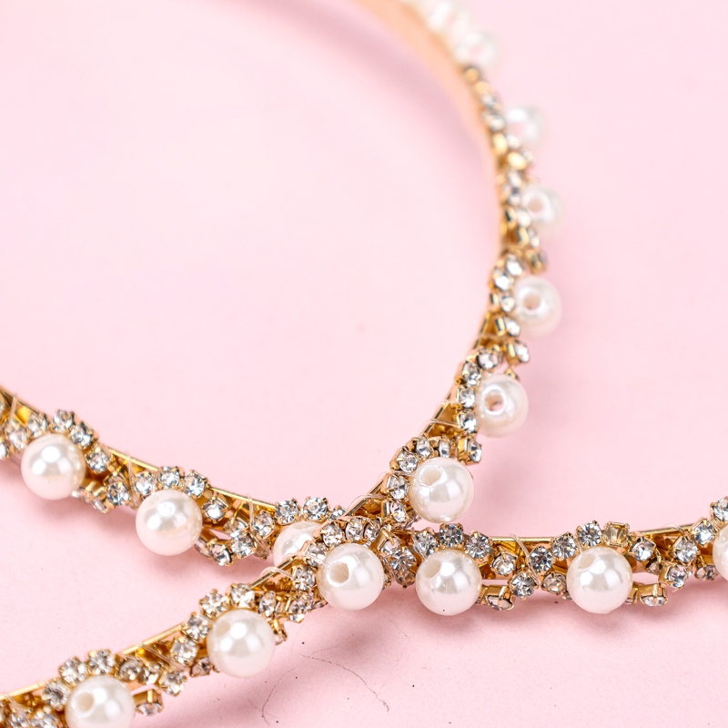Hebilla de Perlas de Diamante Redondo 3