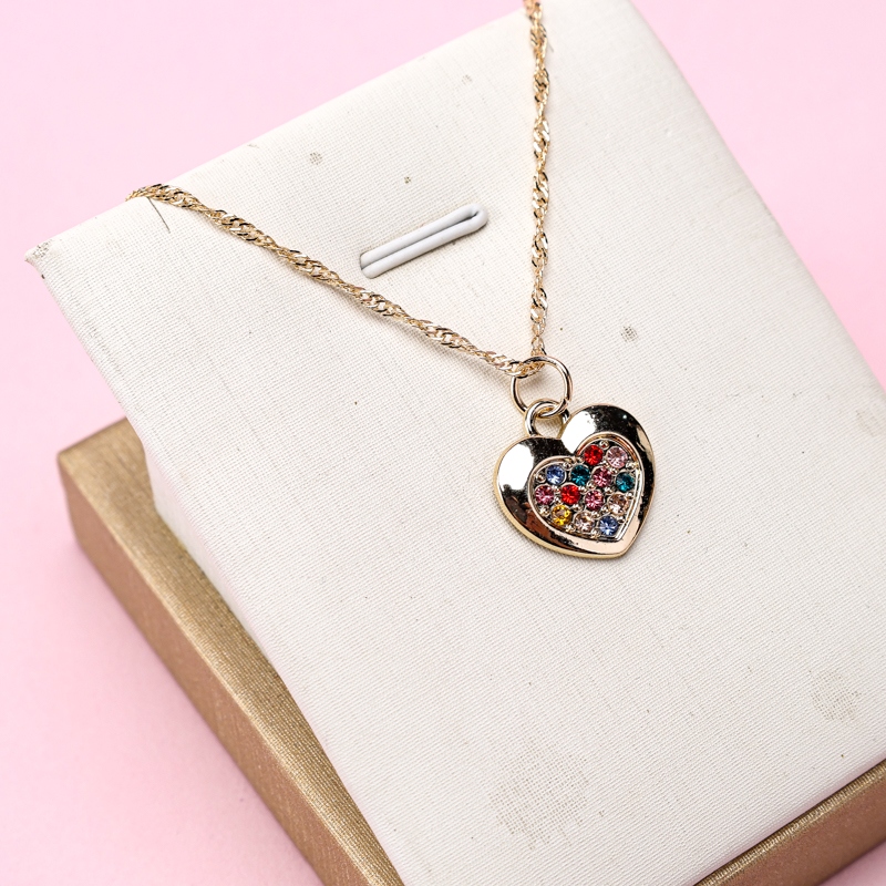 Nuevo Collar de Corazón de Diamante 4