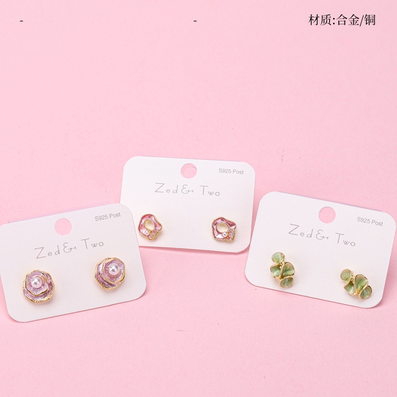 Pendientes de Goteo de Aceite Largo Simple 2
