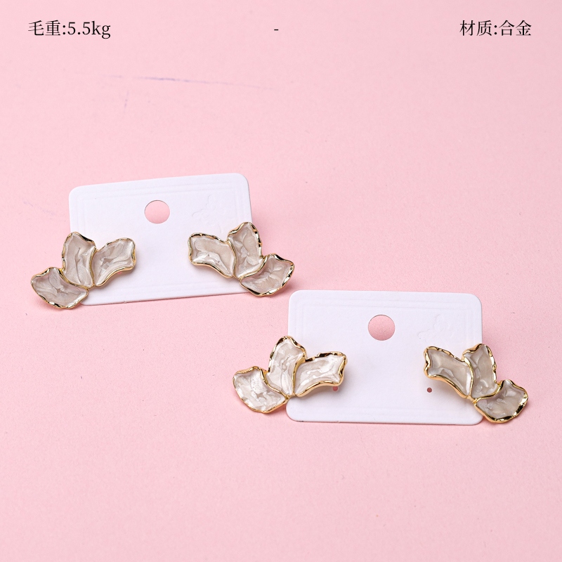 Pendientes de Hoja de Maple Colorido