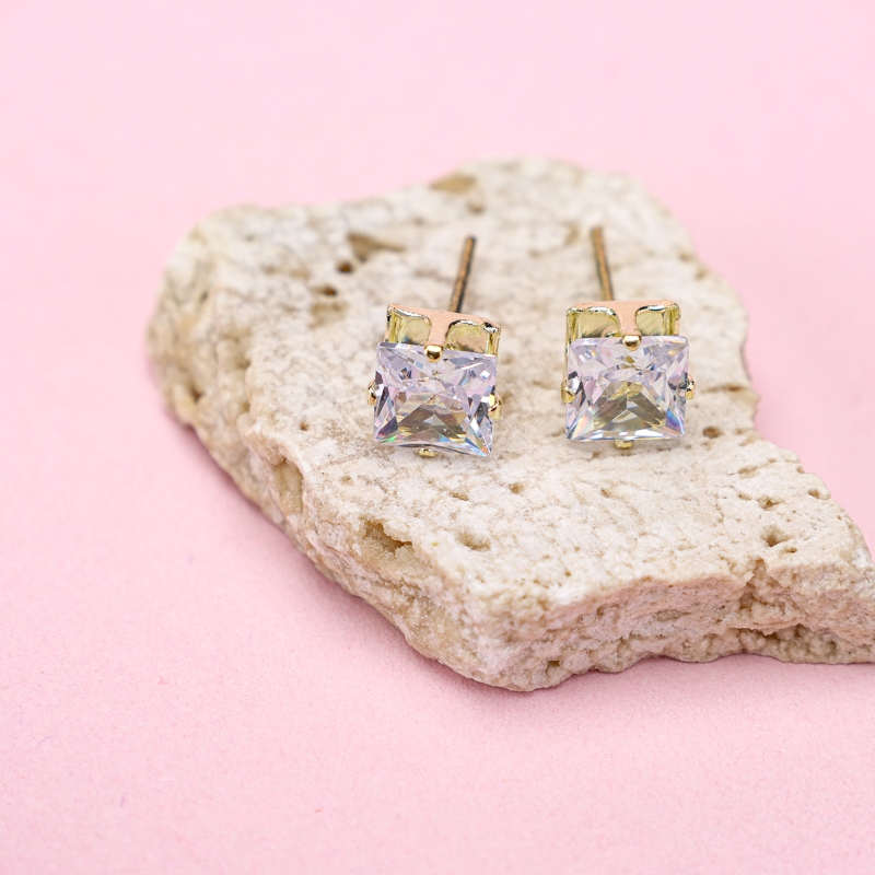 Tres Pares de Simples Pendientes de Piedras Preciosas 4