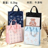 A11 Blue Silk Bear Tote 3