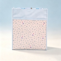 A11 Blue Silk Bear Tote 6