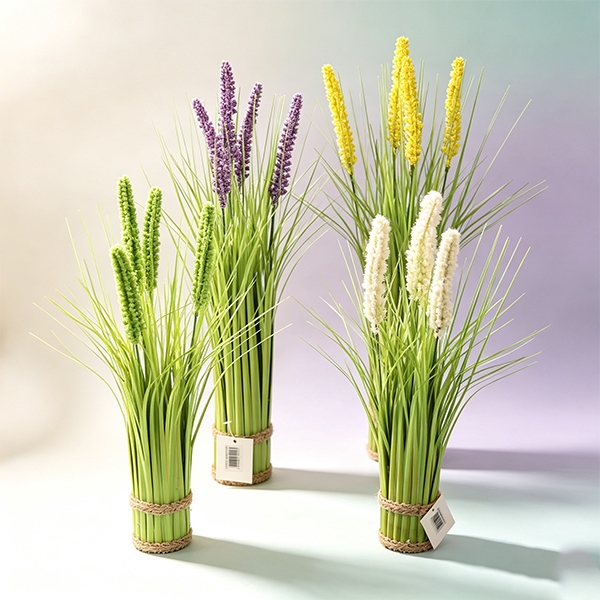 CR-6023 Grass Bundle 4 Head Foam Strip Simulation Flower 3