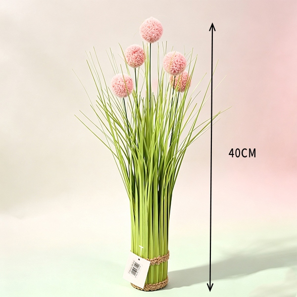 CR-6019 Grass Bundle 5 Head Ball Artificial Flower 5