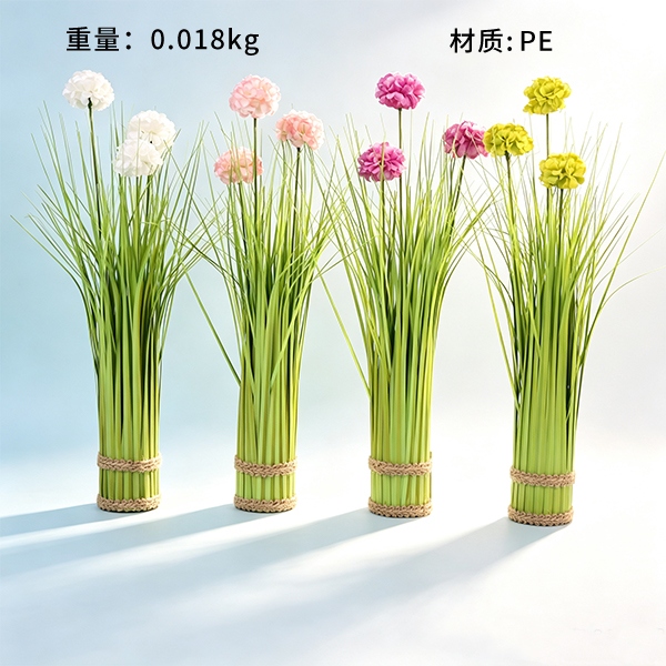 FXY-2538 Grass Bundle 3 Hydrangea Flores Artificiales 2