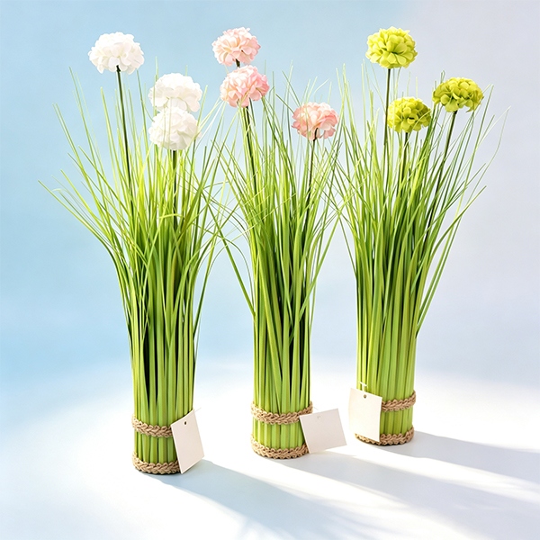 FXY-2538 Grass Bundle 3 Hydrangea Flores Artificiales 4