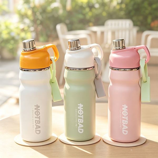 W-001 Colorida Taza de Termos Deportivos (600ml) 3