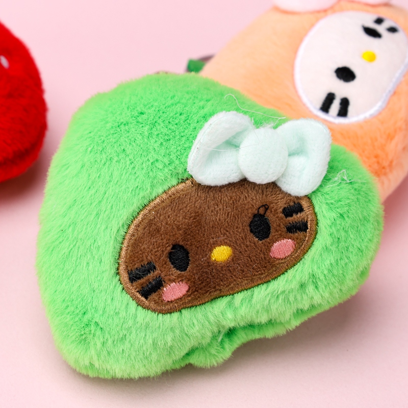 Colgante de Fruta Gatito de Corbata de Paja 4