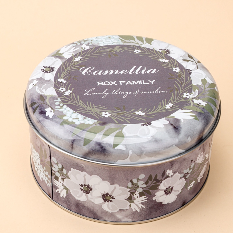 Caja de Almacenamiento de Hierro Redondo de Valor (Caja de Regalo 13.5*7cm) 3