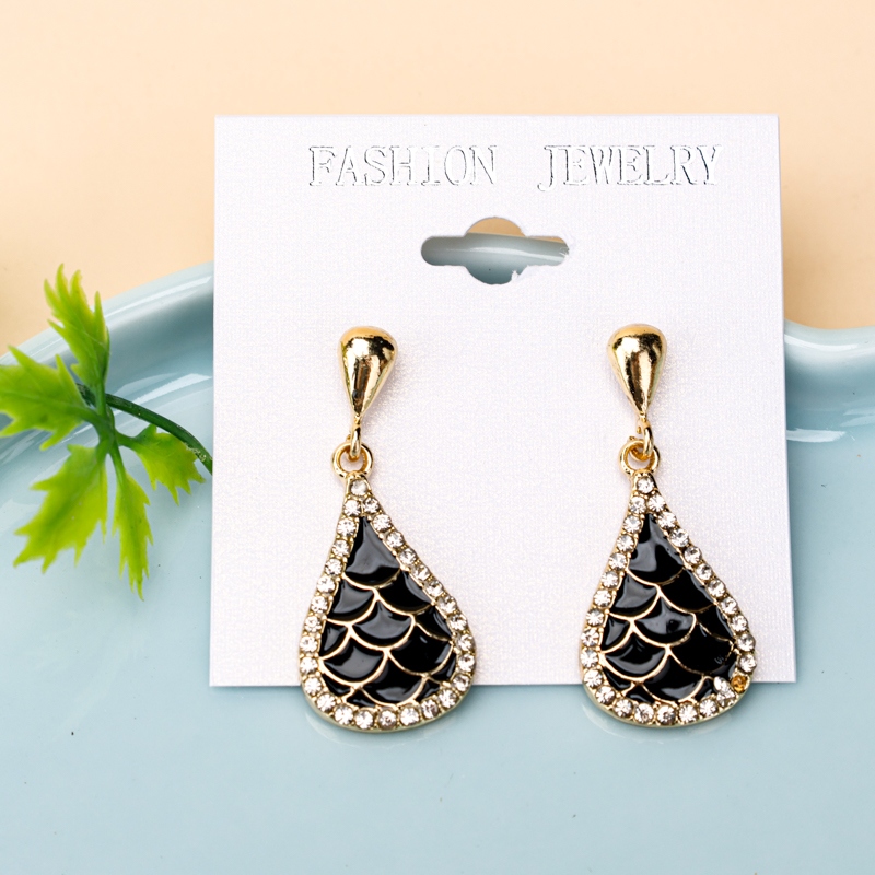 Pendientes Vintage Fish Scale Drop 3