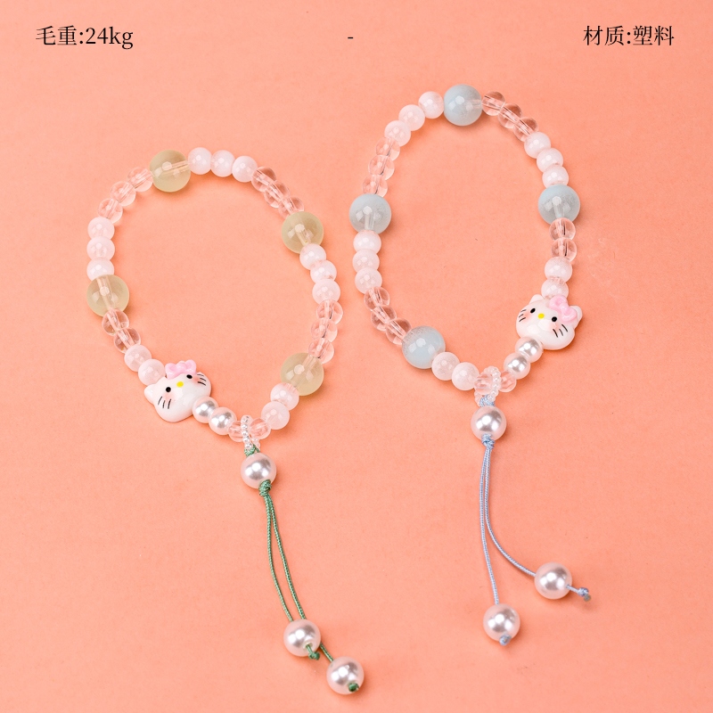 Pulsera Colgante KT Cat Pearl 2