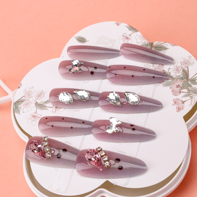 Plum Blossom Box Multi-diamond Para Imprimir Uñas Falsas (0619-2) 3