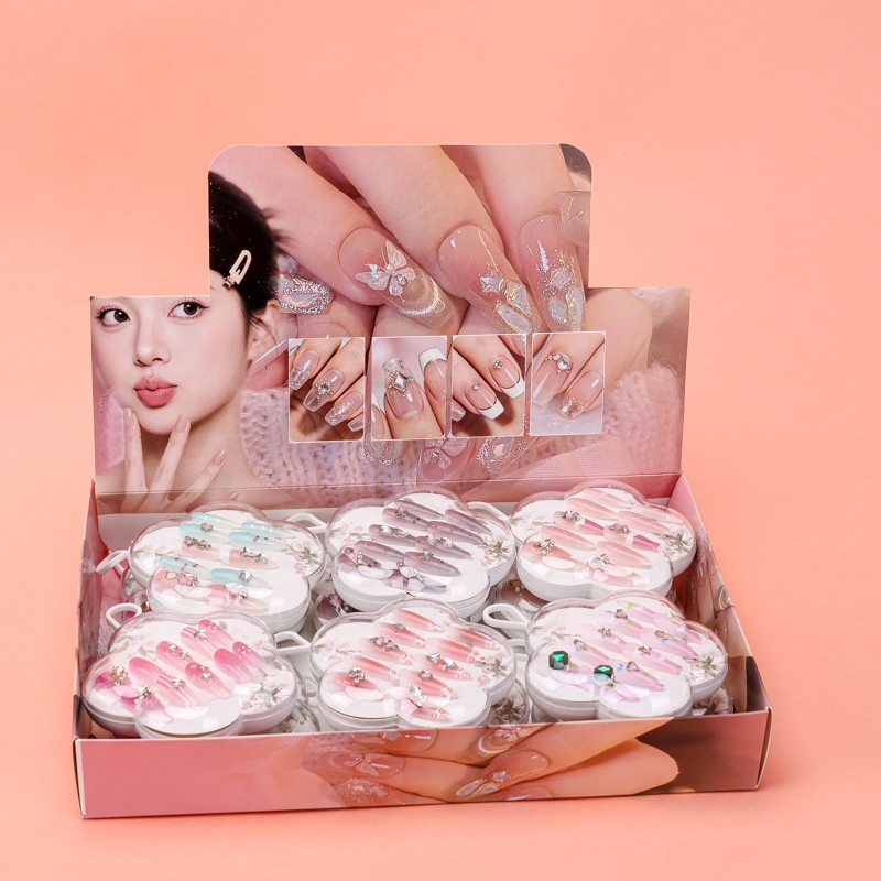 Plum Blossom Box Multi-diamond Para Imprimir Uñas Falsas (0619-2) 4