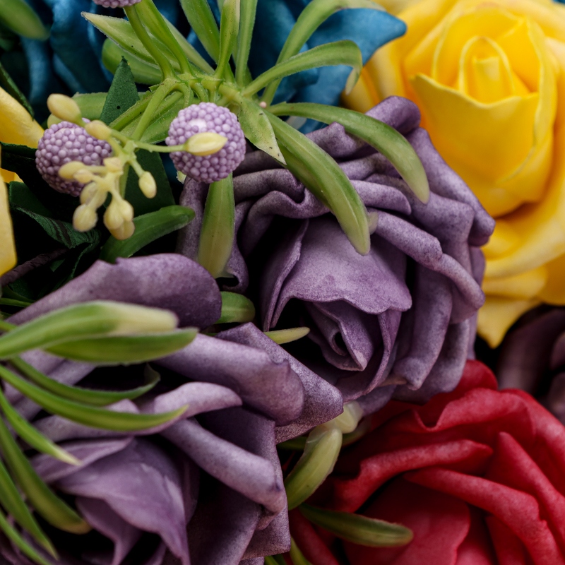 45903 Flores Artificiales de Gran Tamaño de Hidraga (Color Aleatorio) 4