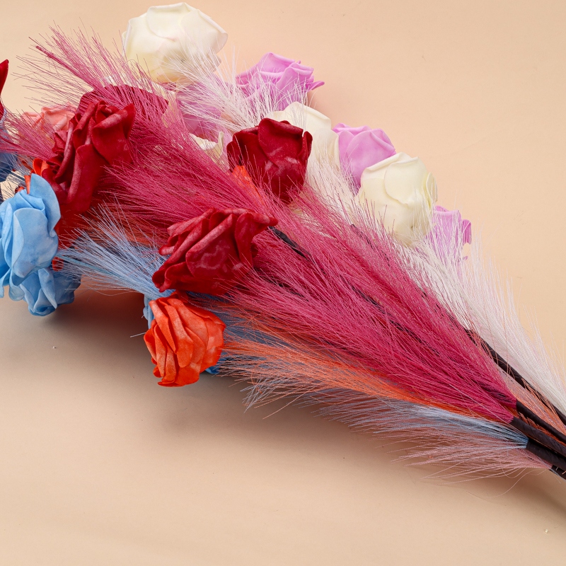 310 Grandes Plumas Rosa Flores Artificiales (Color Al Azar) 3