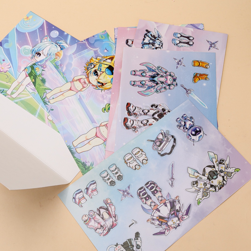 MSFC-2697 Mechanical Age Dress-up Sticker 3