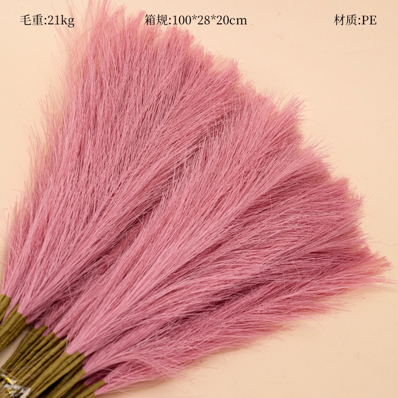 675-5 Cinco Flores Artificiales Reed (Gras) (Color Aleatorio) Corto