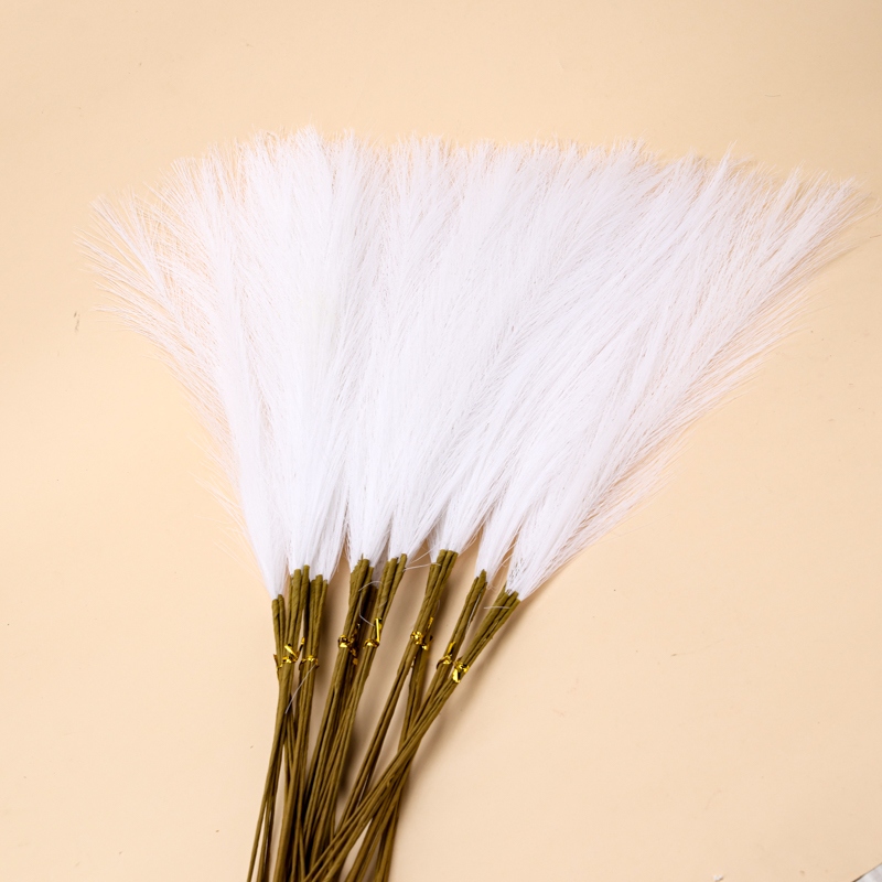 675-5 Cinco Flores Artificiales Reed (Gras) (Color Aleatorio) Corto 4