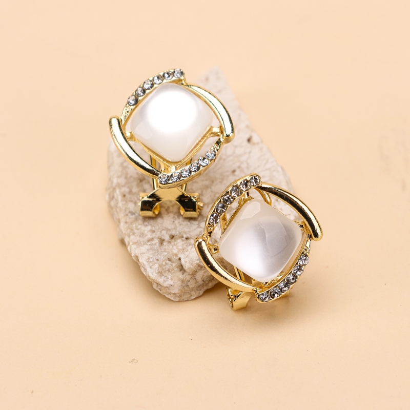Pendientes de Diamantes Geométricos de Estilo Coreano 4