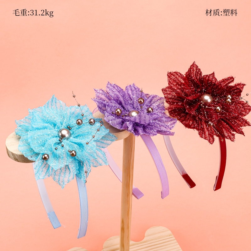 Nueva Flor de Perlas Hebilla de los Niños