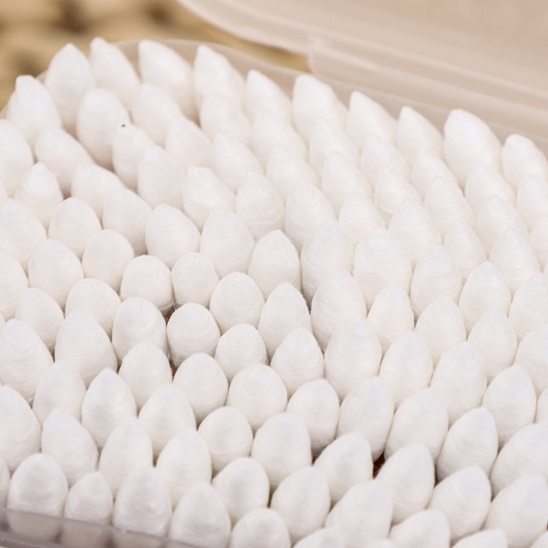 Inglés 0731 Fruncido Caja Cuadrada Algodón Swab (180pcs) 3