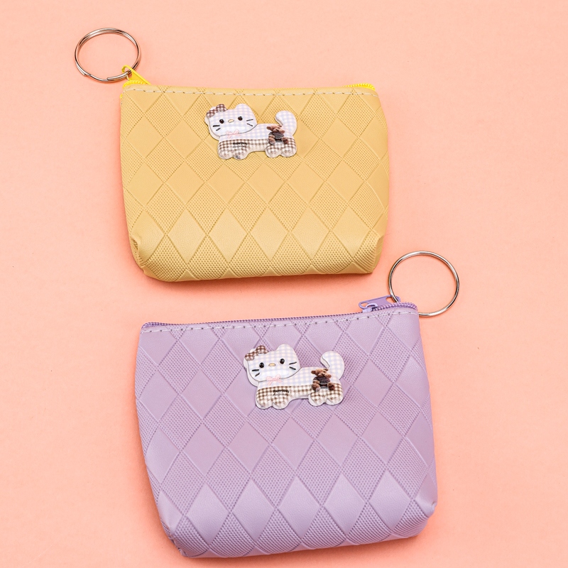 Cuero Resin Cat Accesorios Bolsa 3