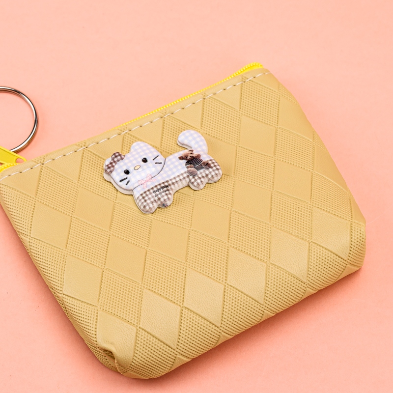 Cuero Resin Cat Accesorios Bolsa 4