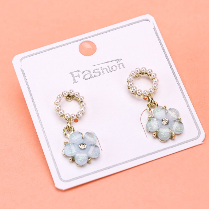 Pendientes de Perlas de Cristal Largo 3