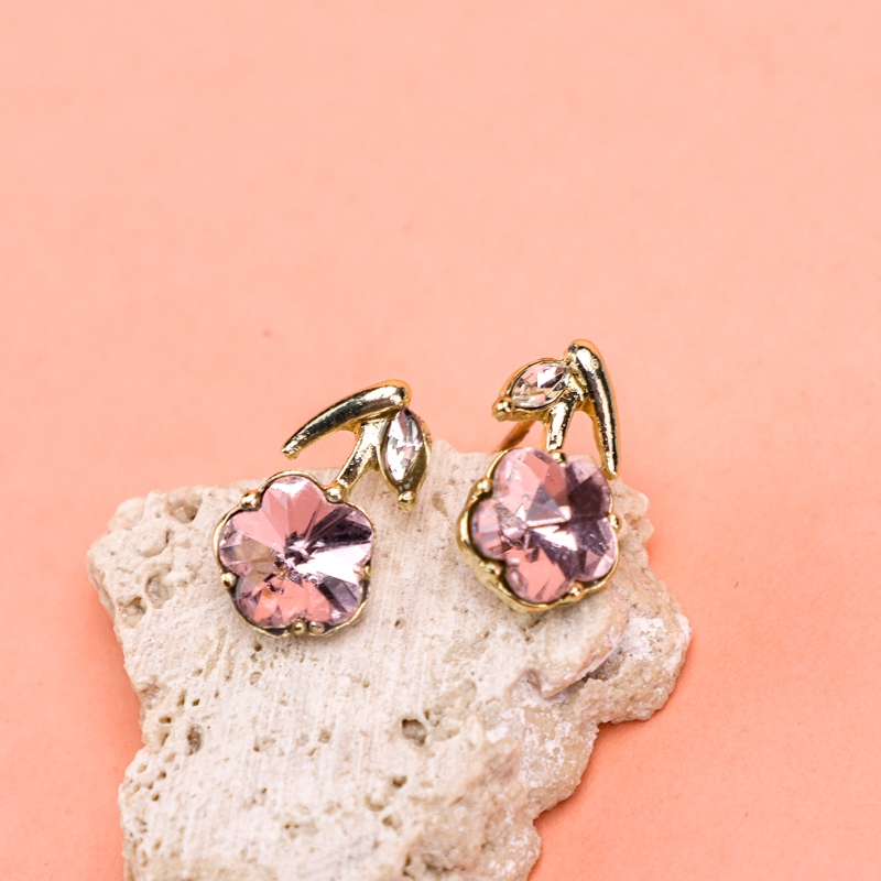 Pendientes de Zircon Largo 4