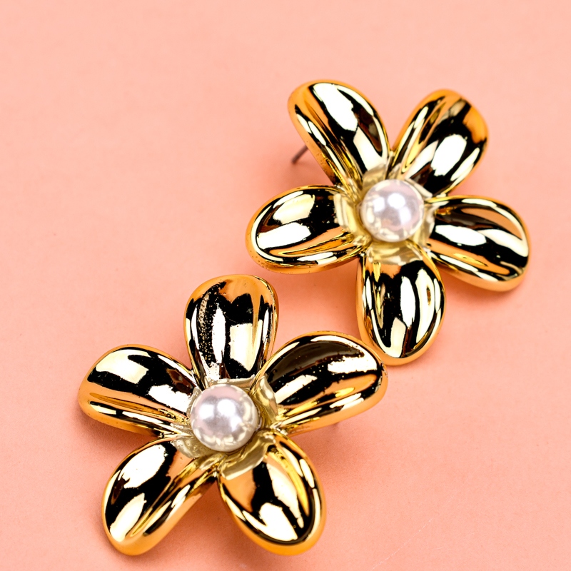 Moda Grandes Pendientes de Oro 4