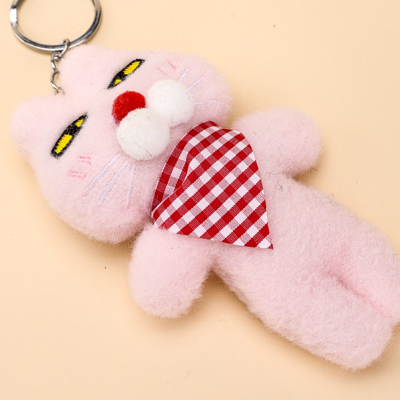 Precio Plush Bib Road Faxi Cat Colgante 3