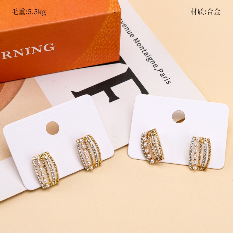 Pendientes de Perla de Estilo Francés