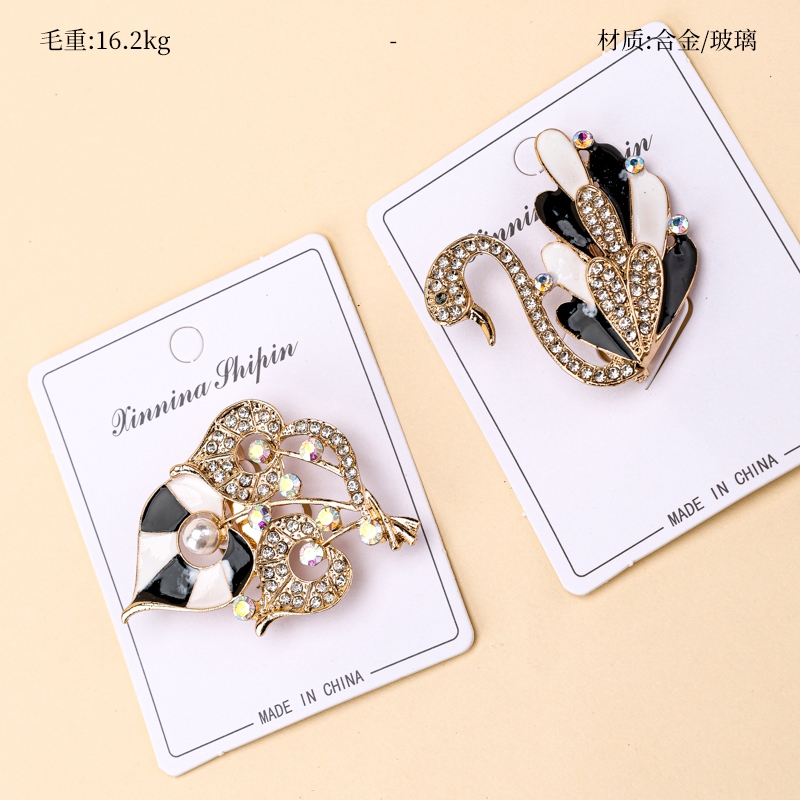 Broche En Forma de Goteo de Aceite de Goteo