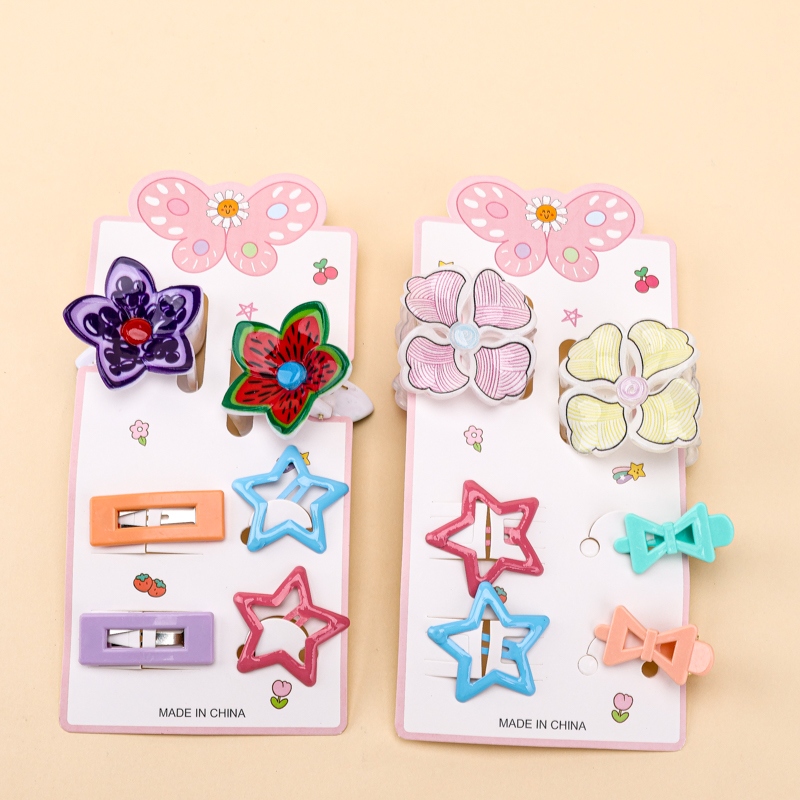 Conjunto de Clip BB Con Forma de Flor En Forma de Caja (2 2 2) 3