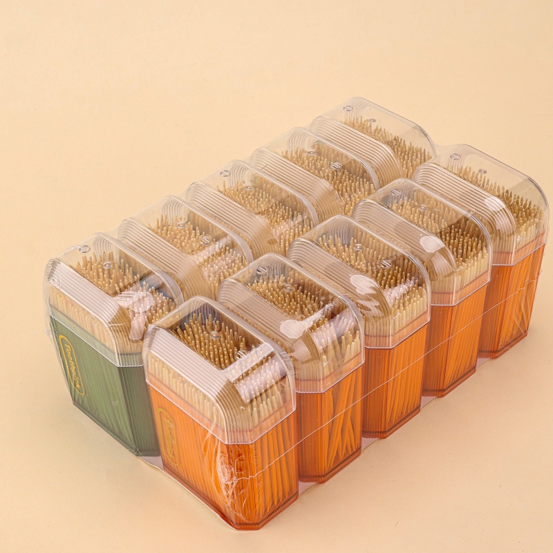 220 Palillo de Palo de Bambú Caja 4