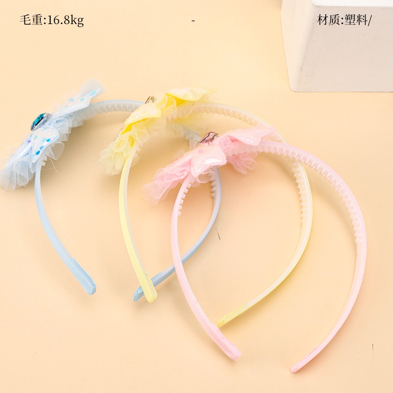 Zircon Accesorios Gauze Bow Head Buckle
