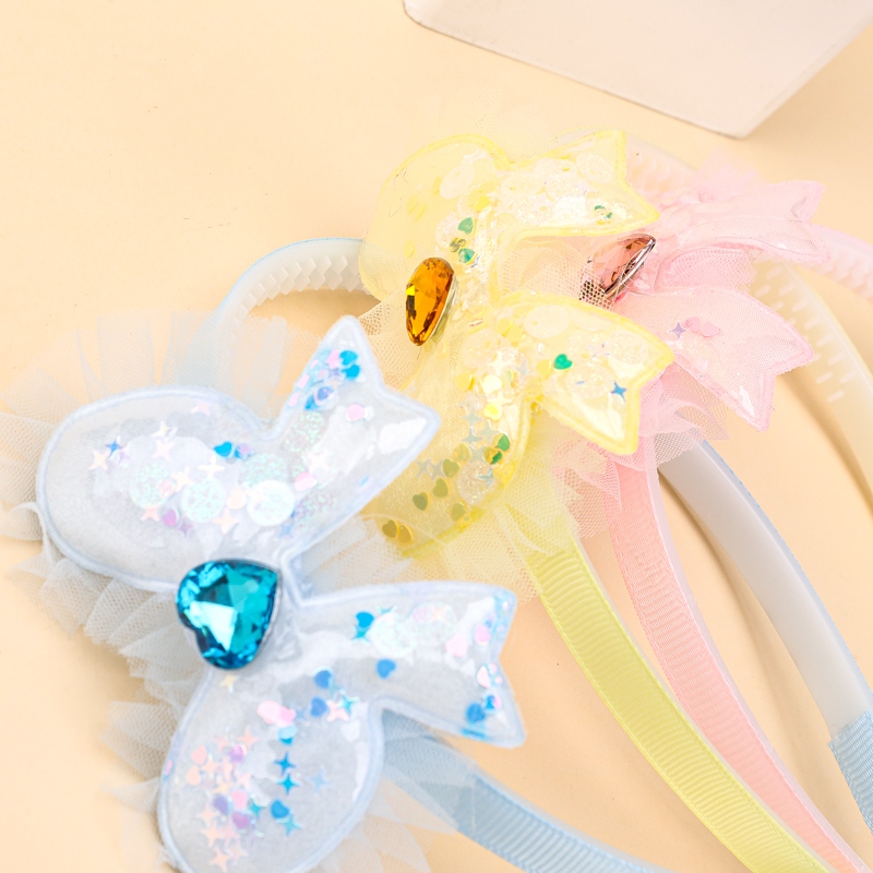 Zircon Accesorios Gauze Bow Head Buckle 3
