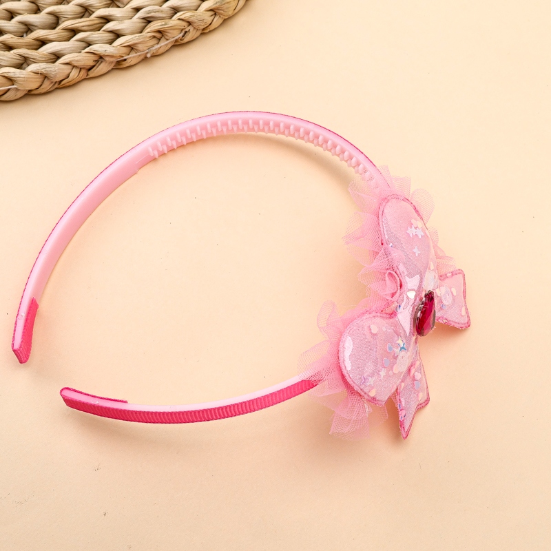Zircon Accesorios Gauze Bow Head Buckle 4