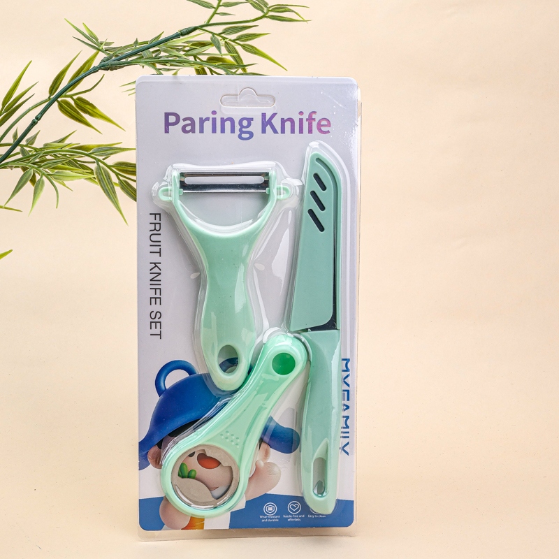 SET de Tres Piezas de Cuchillo de Fruta 8713 (Versión En Inglés) 3