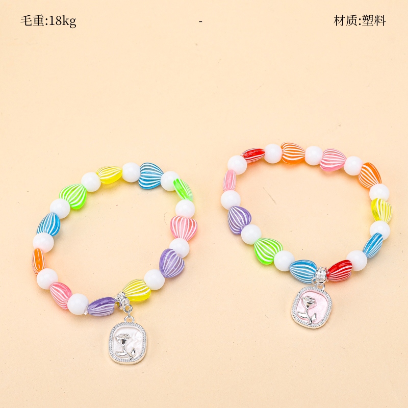 Nueva Pulsera de Perlas de Aceite
