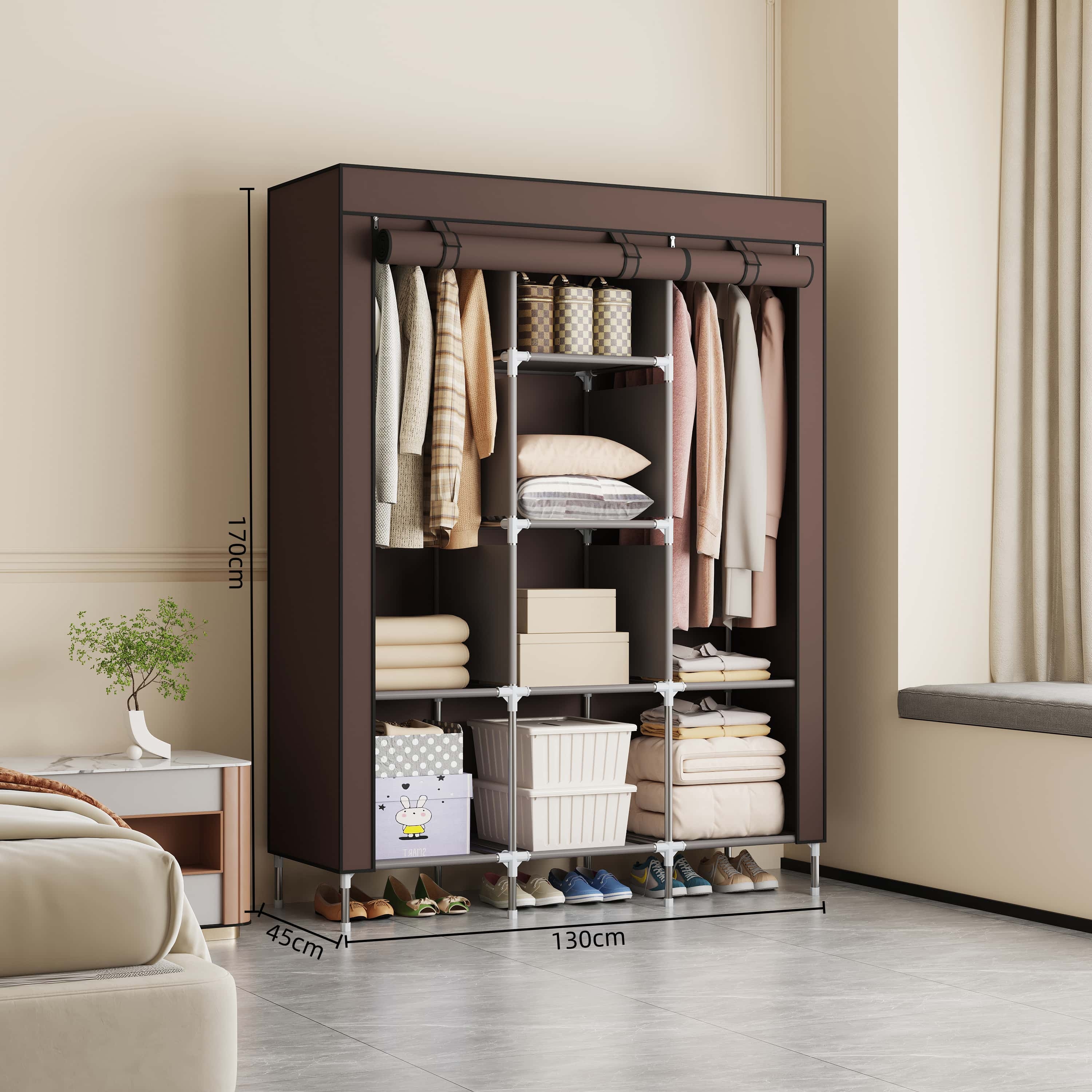 88130-8 Impermeable Armario [8-brown]] 3