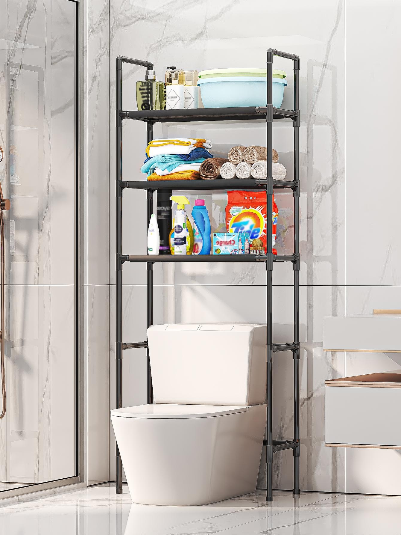 3306 Soporte de Baño de Tres Vías (Negro)