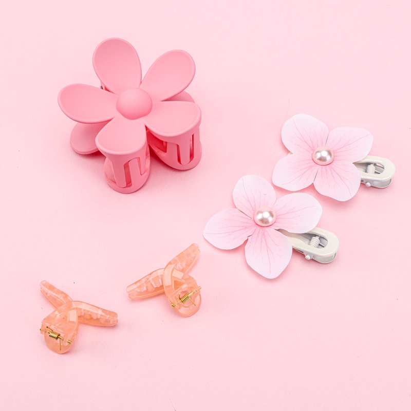 Frosted Five-petal Flower Clamp Duck Combination (2 2 1) 3