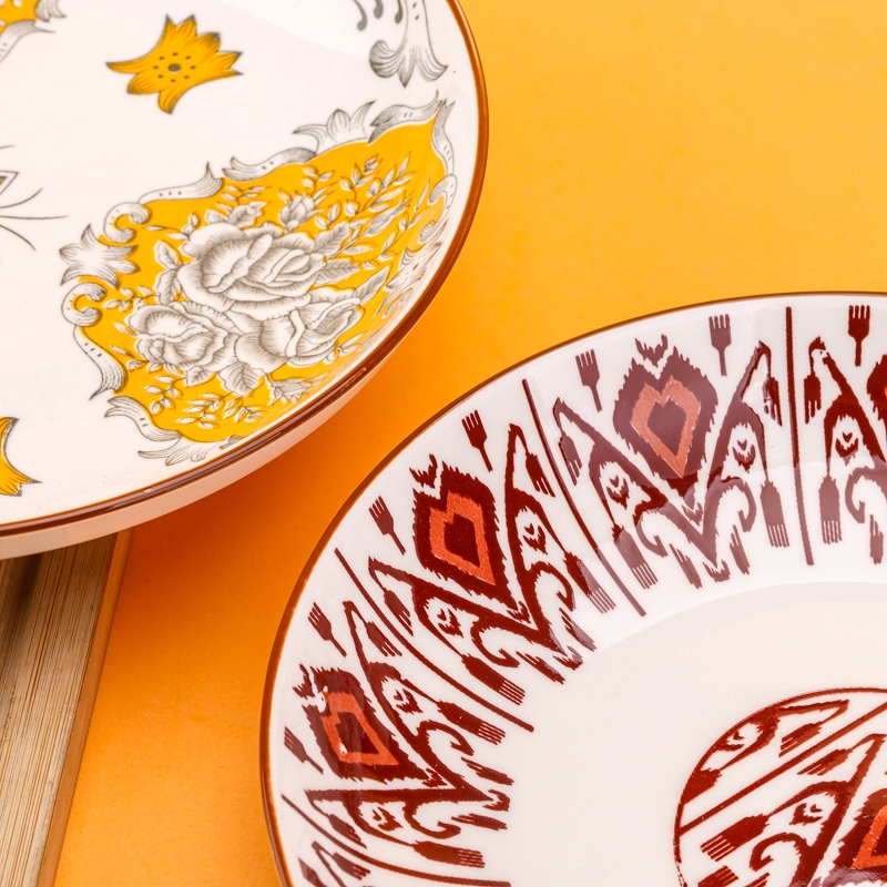 Valor Viento Nacional 8 Pulgadas de Arroz Placa (Pattern Random) 3