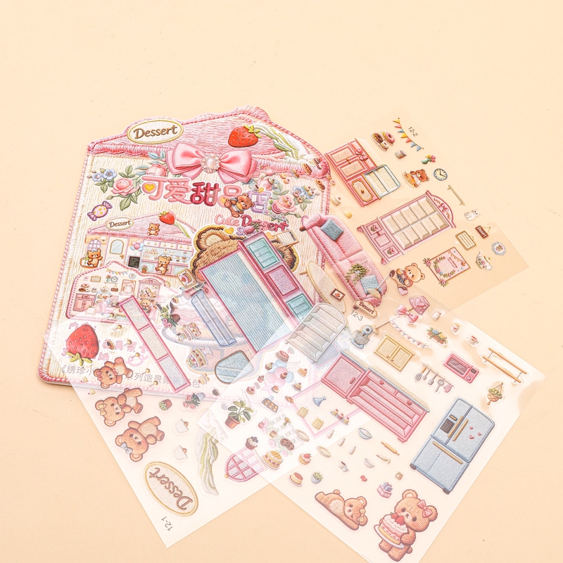 CS-054 Xiuzhen Small Commodity Landscape Sticker 3