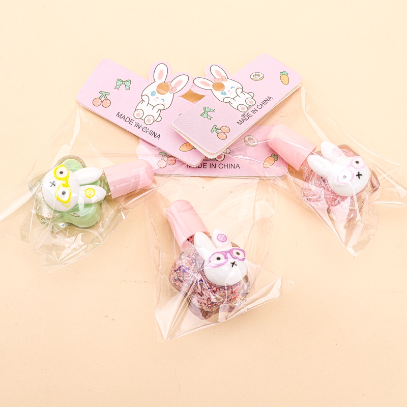 Esmalte de Uñas Peelable de Conejo de Cristales (Caja de Juego) 3