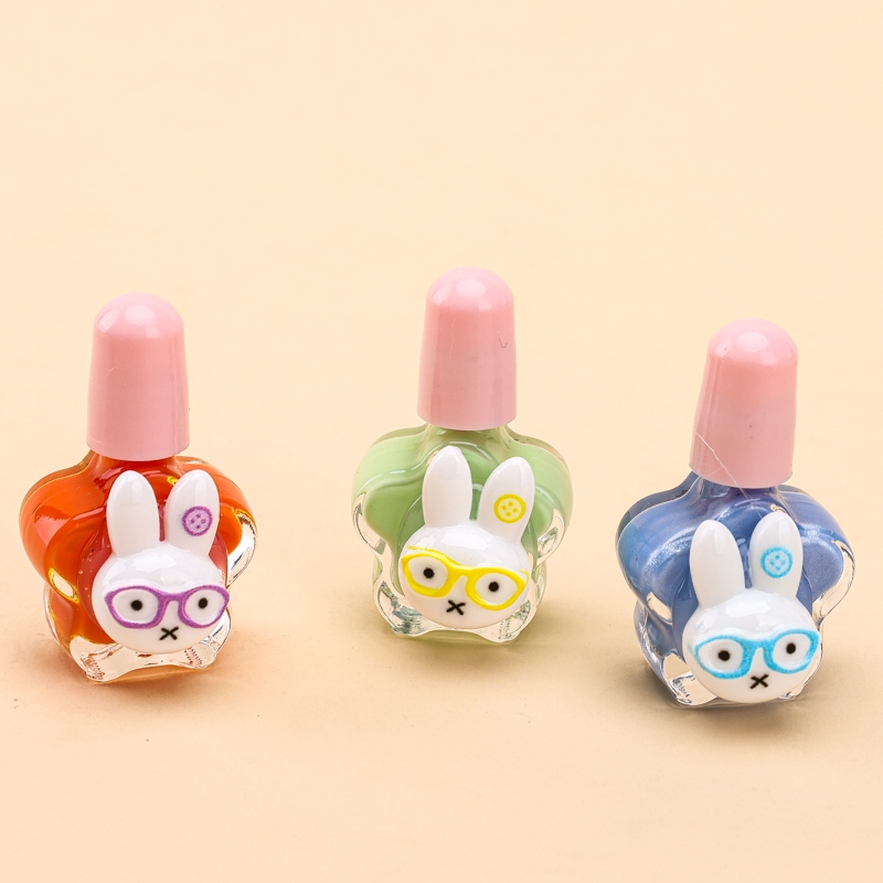 Esmalte de Uñas Peelable de Conejo de Cristales (Caja de Juego) 4